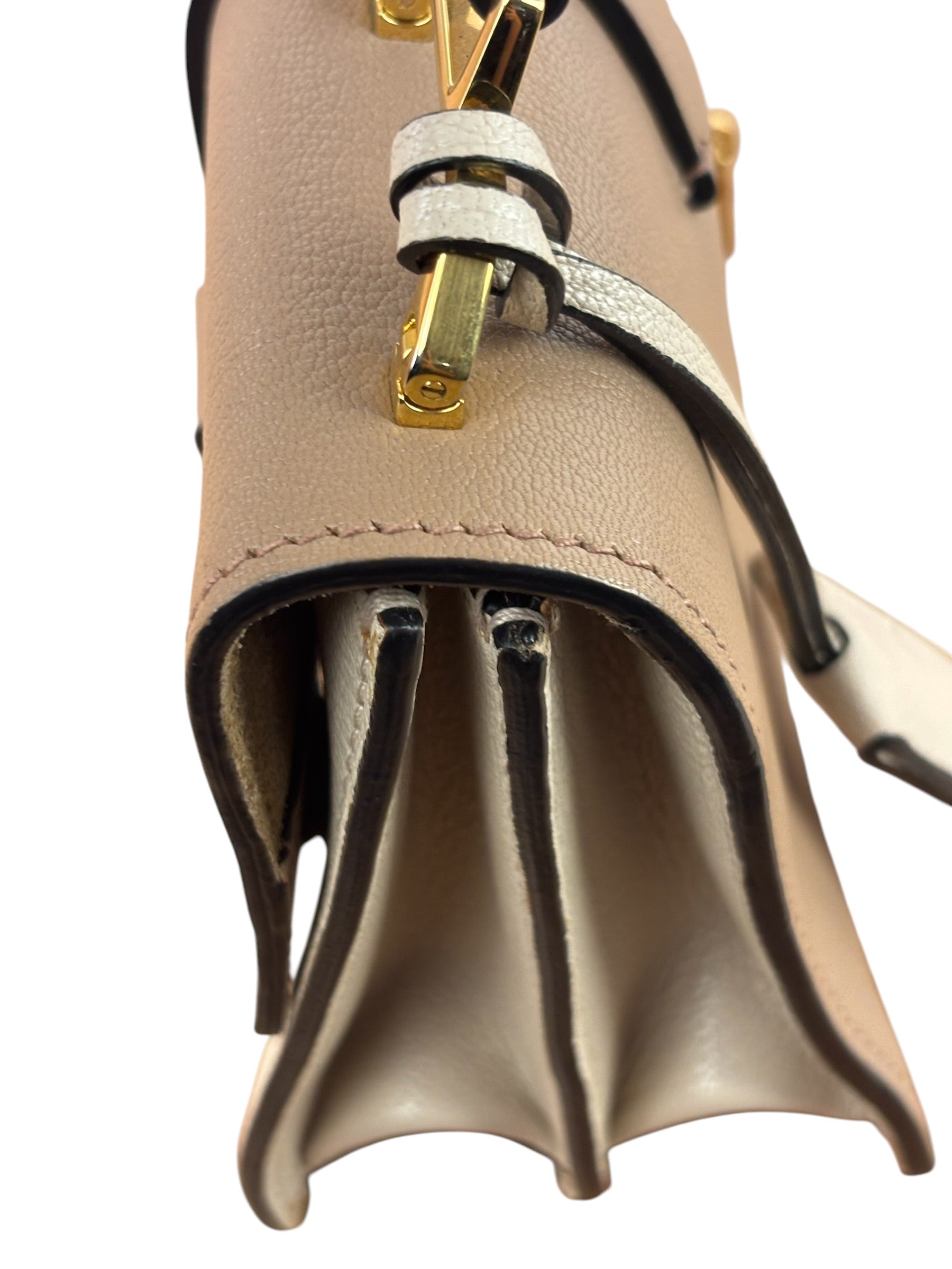 Miu Miu Beige/Cream Madras Small Crossbody Bag