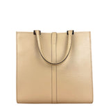 Gucci Vintage Beige Leather Jackie Tote Bag