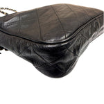 Chanel Vintage Black Quilted Lambskin Camera Bag 1986