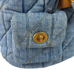 Coach Blue Denim Mini Tabby Backpack