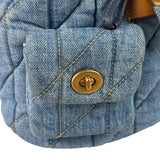 Coach Blue Denim Mini Tabby Backpack