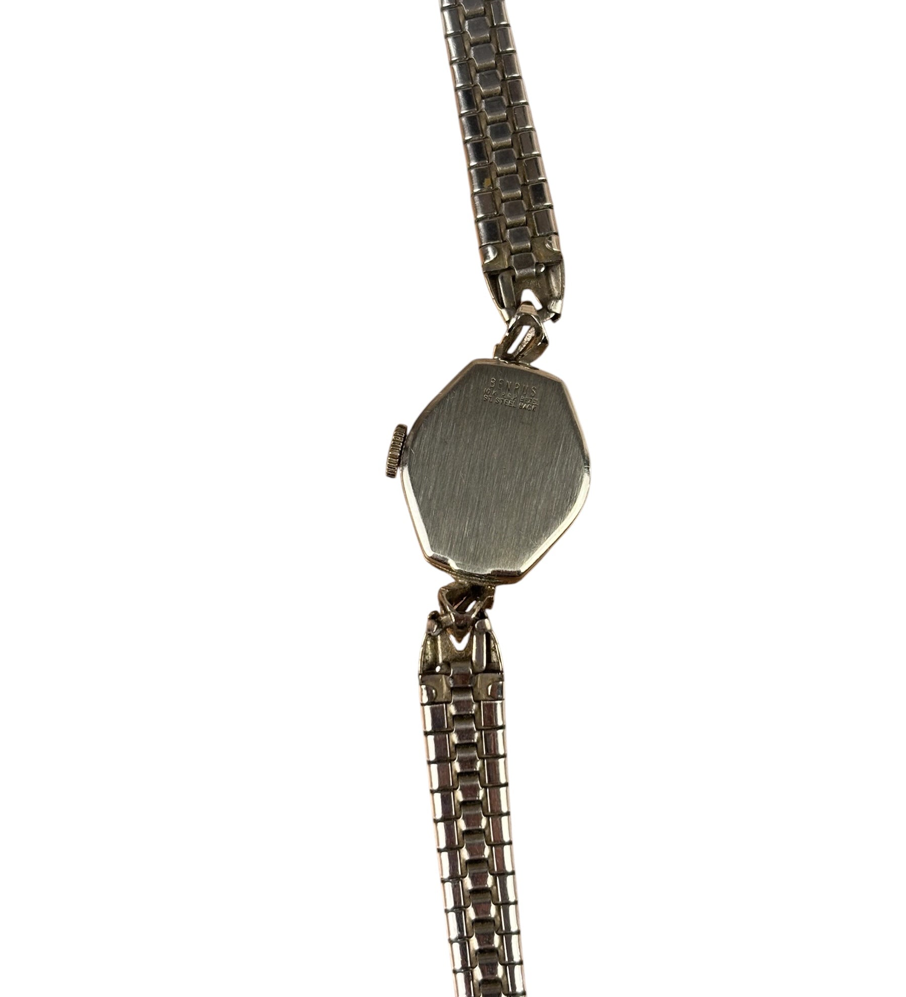 Benrus Vintage Square Dial Silver Band
