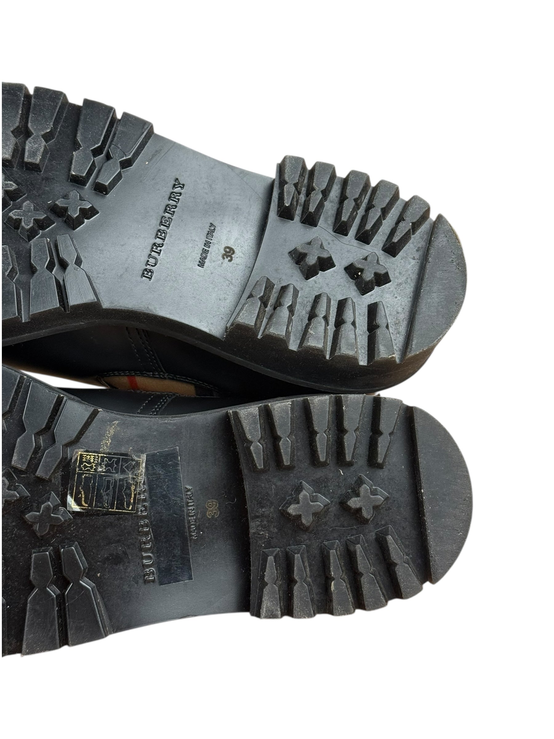 Burberry Nova Check Rubber Boots