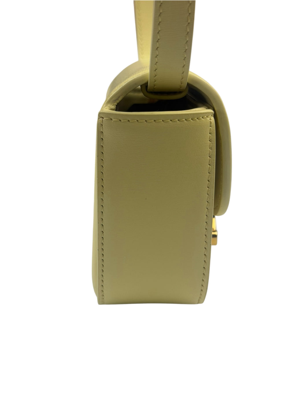 Celine Light Yellow Nano Triomphe Crossbody Bag