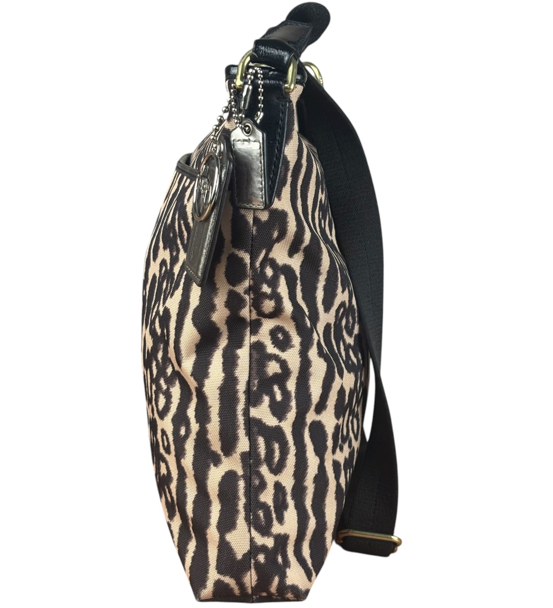 Coach Leopard Print Canvas Crossbody