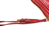Miu Miu Bicolor Leather Striking Patterned Clutch