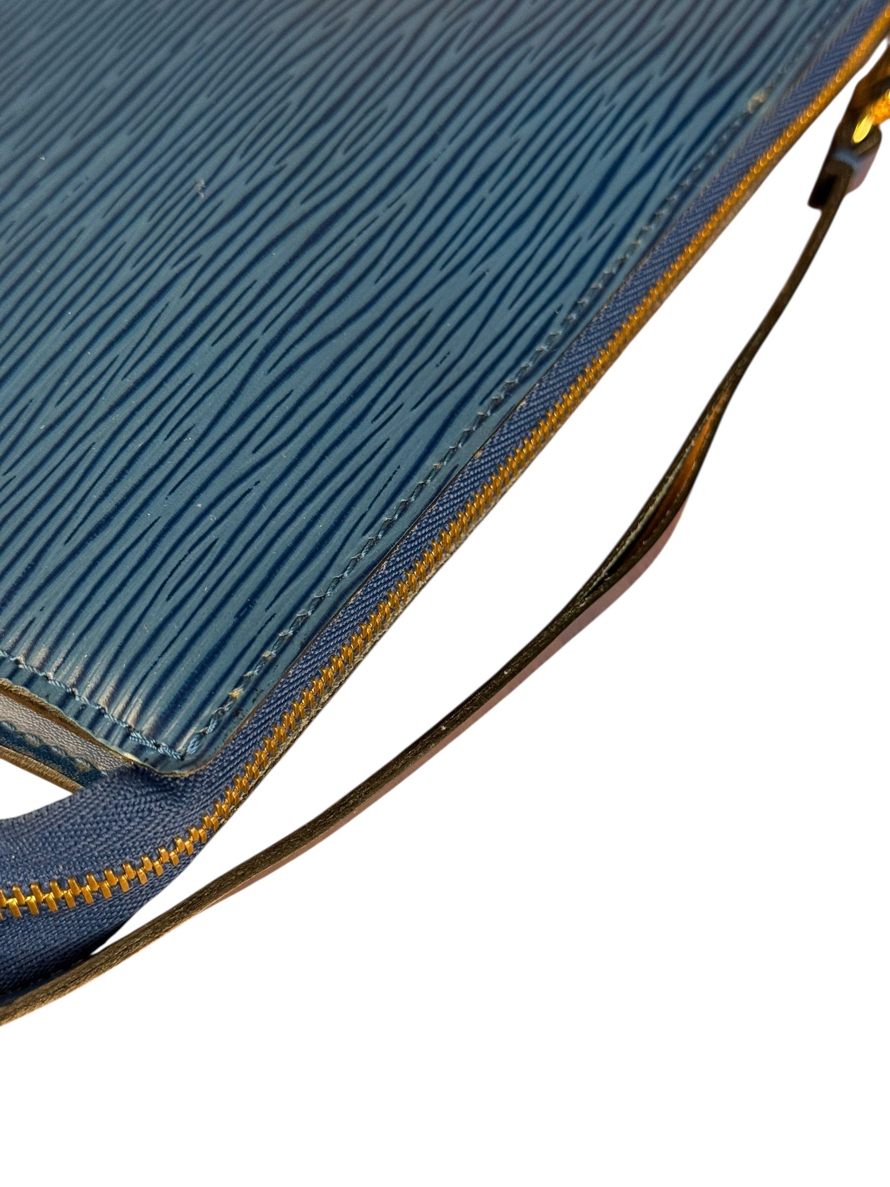 Louis Vuitton Epi Leather Pochette Blue