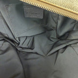 Yves Saint Laurent Gold Leather Embossed YSL Logo Handbag