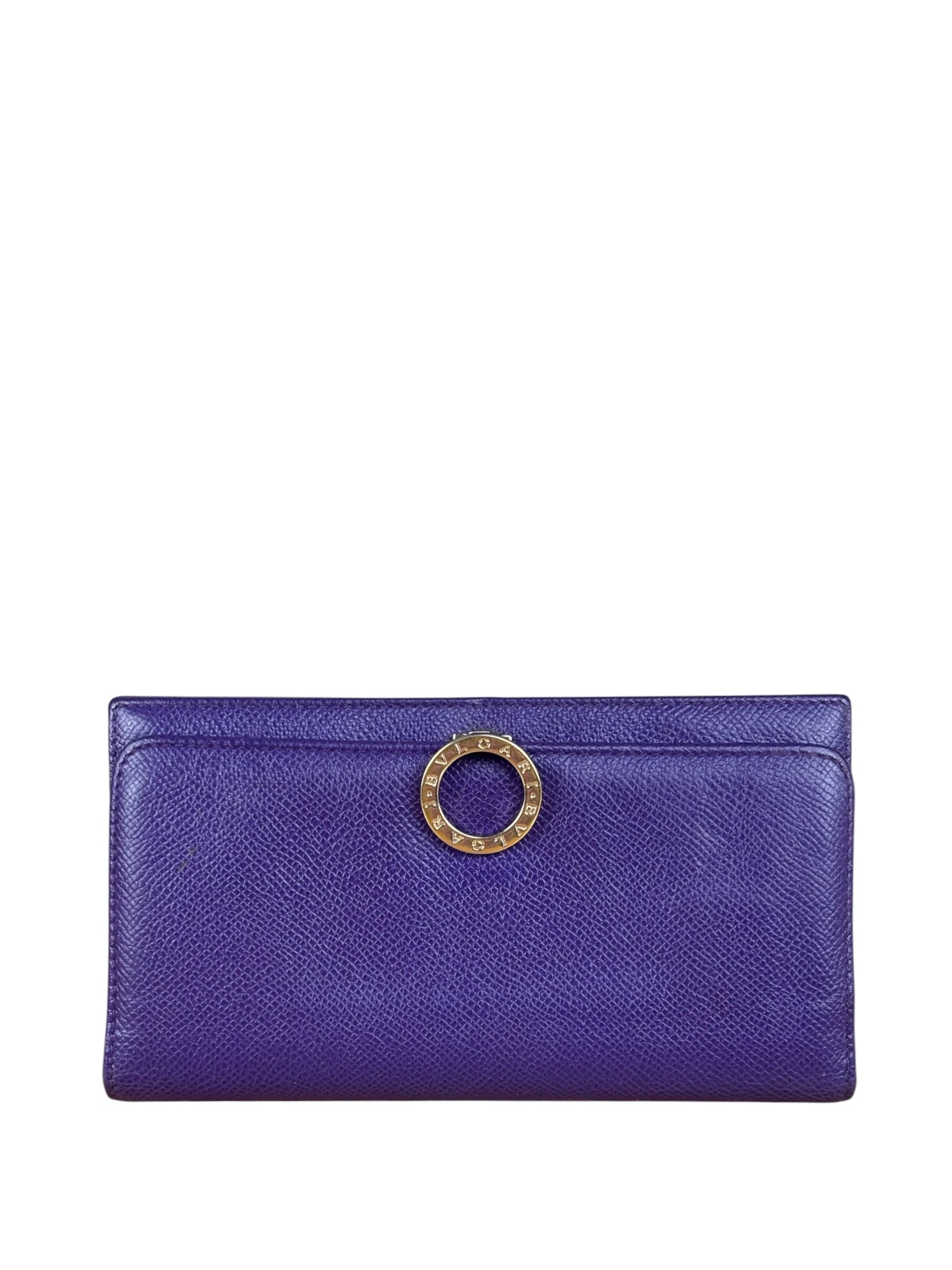Bvlgari Leather Long Wallet