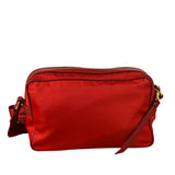 Prada Red Nylon Camera Crossbody Bag