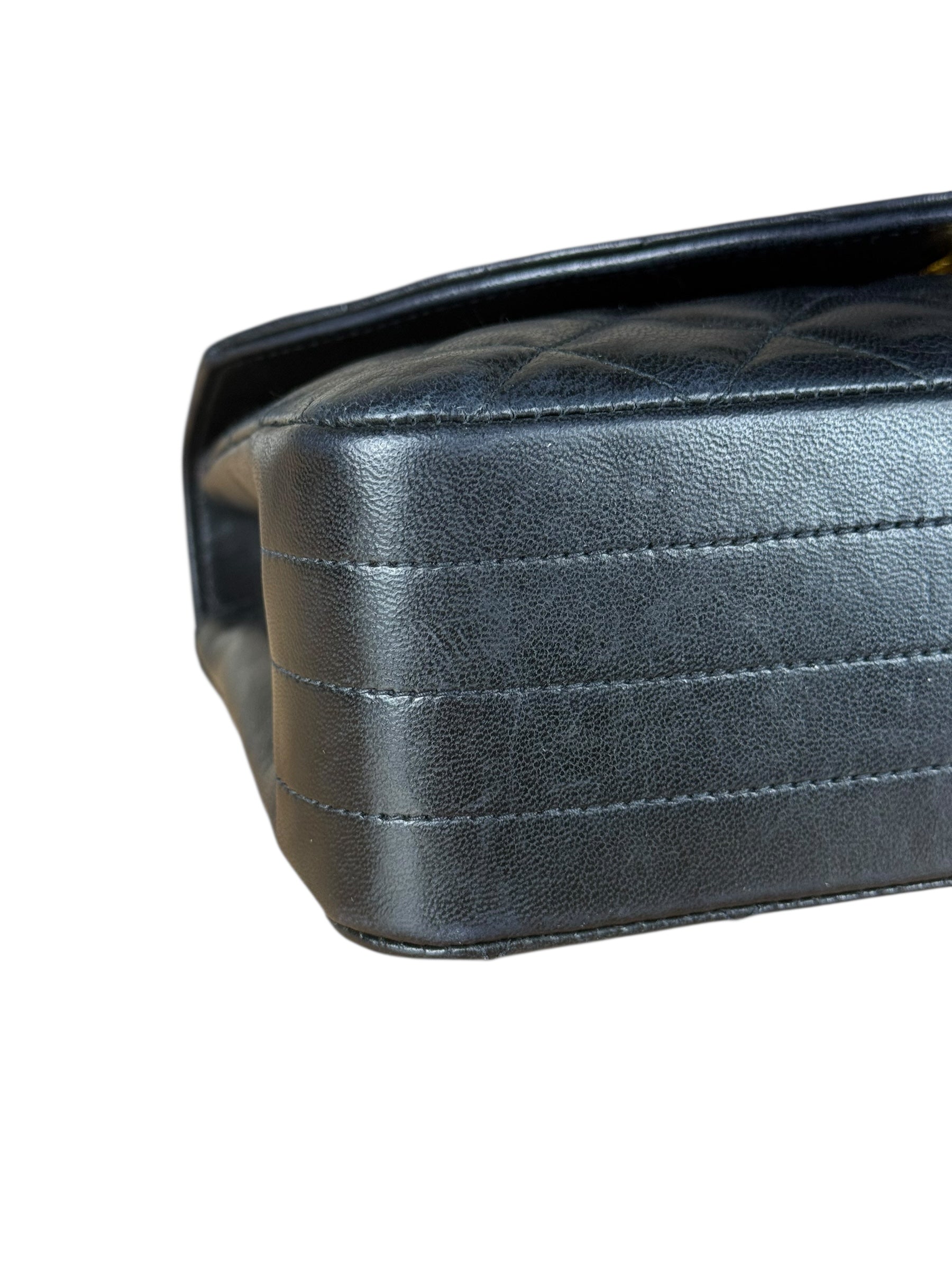 Chanel CC Black Classic Flap Bag 1988