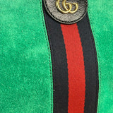 Gucci Suede Web Ophidia Chain Shoulder Bag