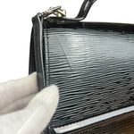 Louis Vuitton Black Electric Epi Sévigné 2Way Handbag