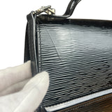 Louis Vuitton Black Electric Epi Sévigné 2Way Handbag