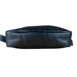 Gucci GG Black Chevron Leather Belt Bag
