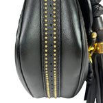 Gucci Black Leather Snaffle Bit Shoulder Bag