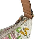 Gucci Vintage Leather/Canvas Blooms Crossbody