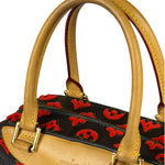 Louis Vuitton Limited Edition Deauville Cube Rosso Handbag Red