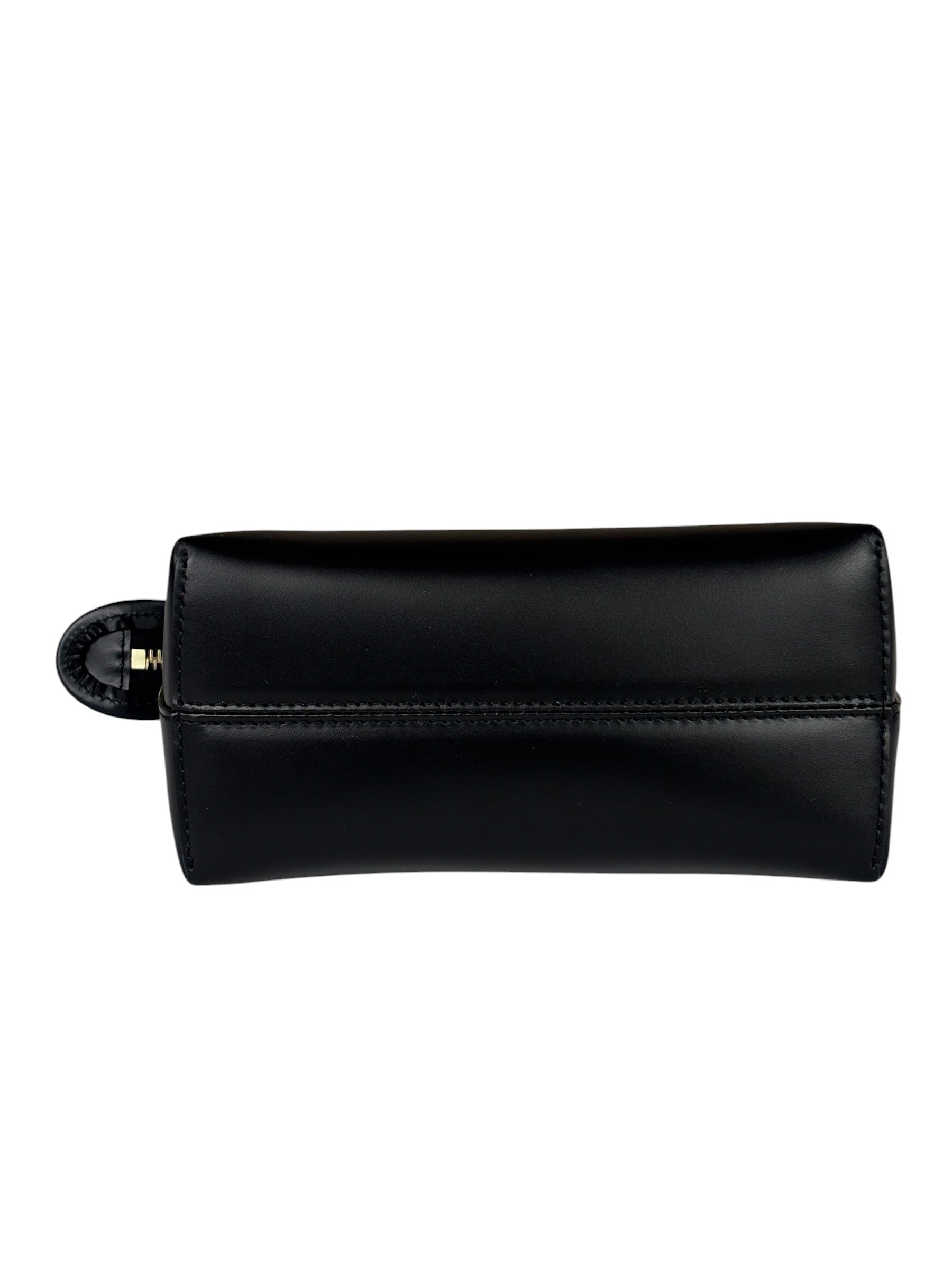 Fendi Black Leather Mini By The Way Boston Bag