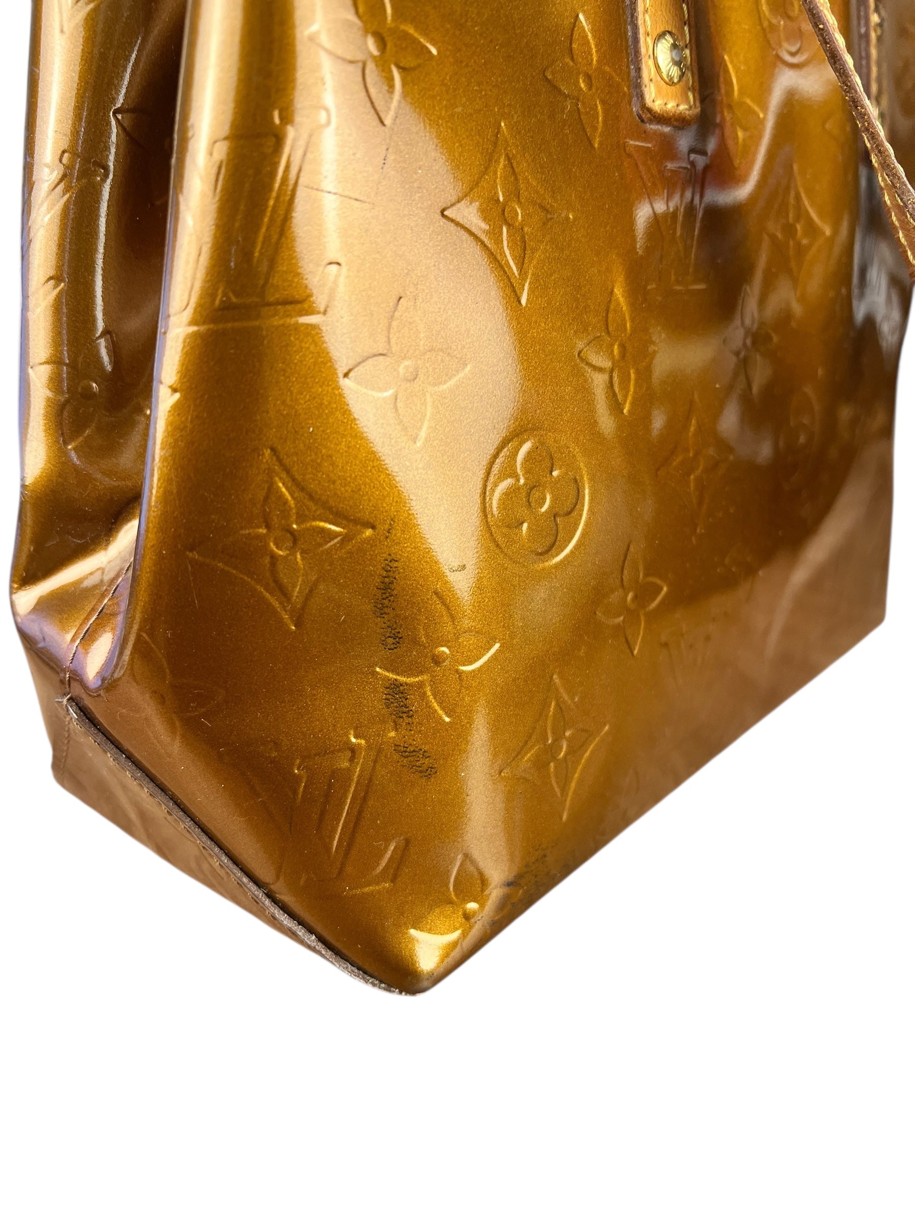 Louis Vuitton Monogram Vernis Bronze Reade PM