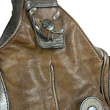 Chloe Vintage Brown Leather Silverado Shoulder Bag