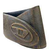 Diesel Brown/Black Leather B-Berny Belt Skirt