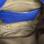 Chloe Large Marcie Saddle Bag Blue