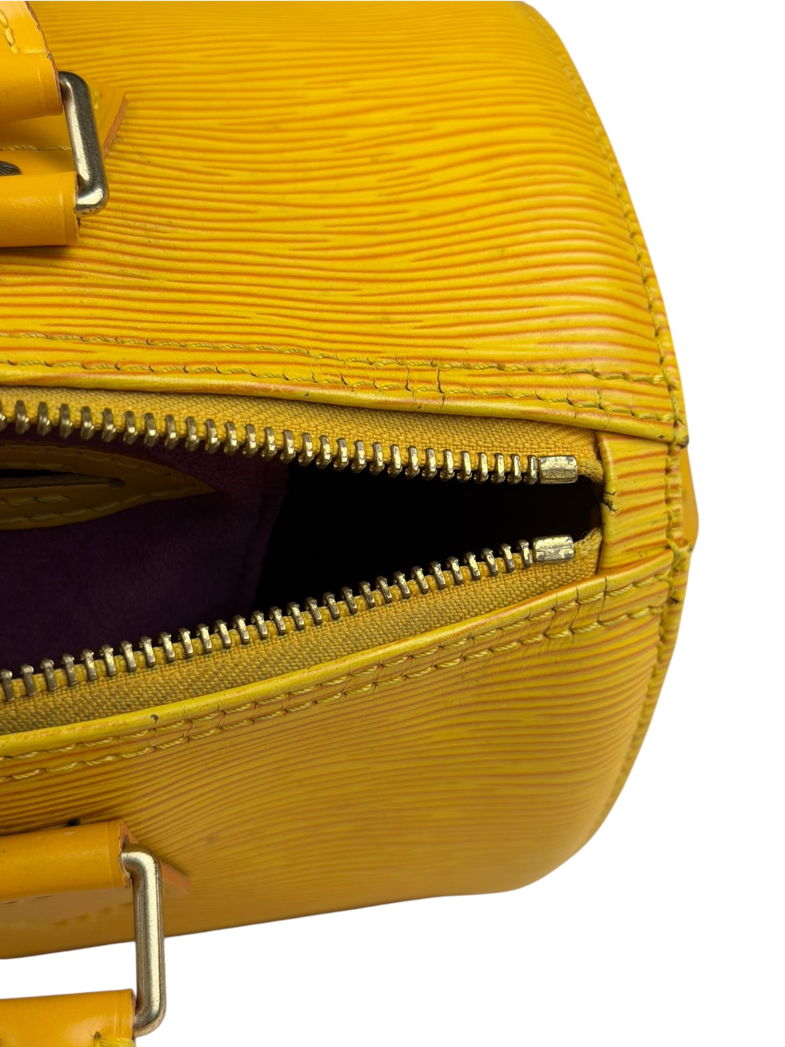Louis Vuitton Yellow Epi Leather Speedy 25