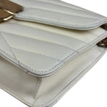 Chanel Beige Gabrielle Chevron Medal Flap 2011
