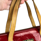 Louis Vuitton Red Monogram Vernis Bellevue Handbag