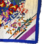 Fendi Multicolor Floral Shawl/Scarf