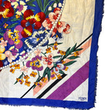 Fendi Multicolor Floral Shawl/Scarf