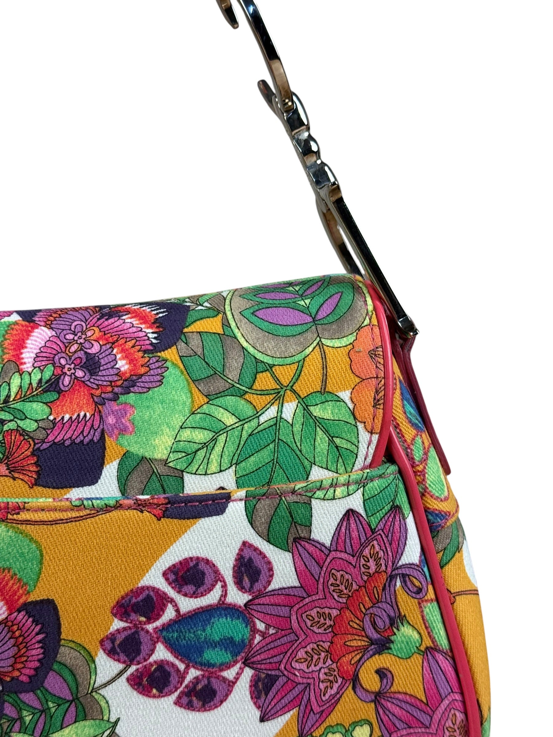 Christian Dior Floral Saddle Bag "Hawaiian Glamour"
