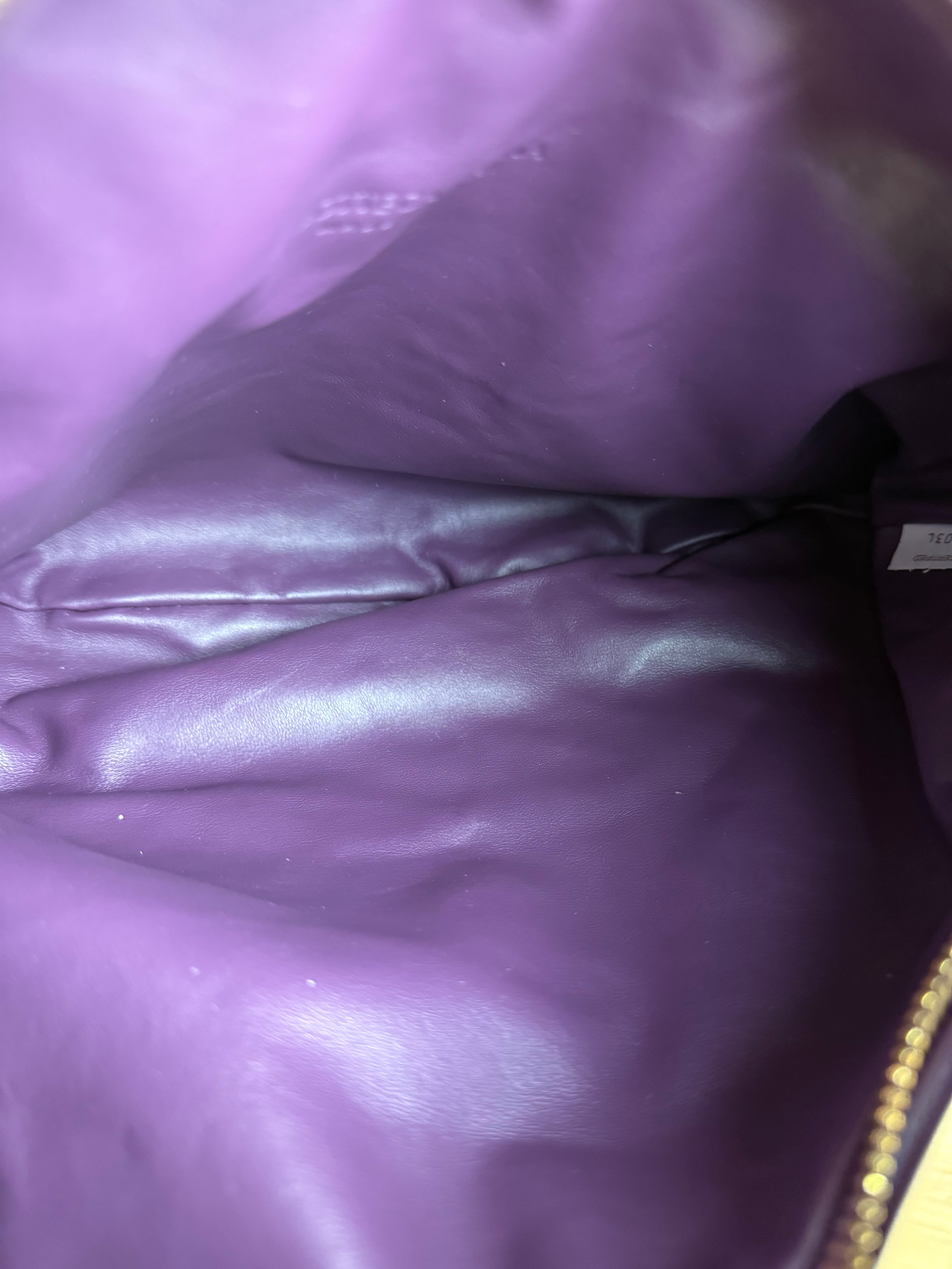 Bottega Veneta Purple Nappa Intrecciato Leather Jodie Hobo