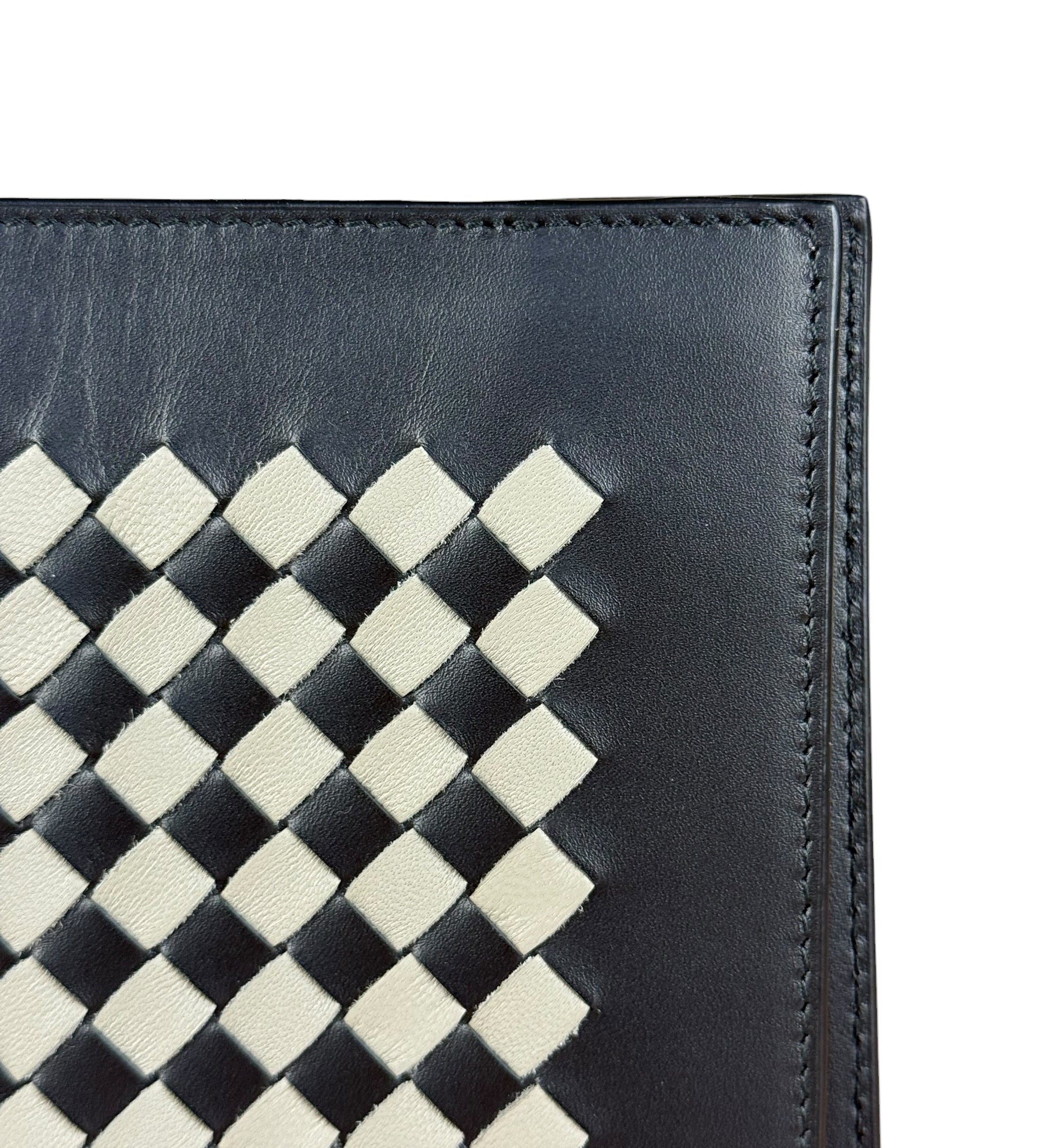 Bottega Veneta Vintage Intrecciato Passport Holder