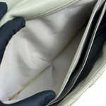 Chanel Light Sage Green Medium Classic Flap Shoulder Bag 2008