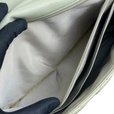 Chanel Light Sage Green Medium Classic Flap Shoulder Bag 2008