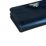 Prada Saffiano Zip Compact Wallet