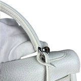 Hermes Kelly 32 White Clemence Leather Handbag 2008