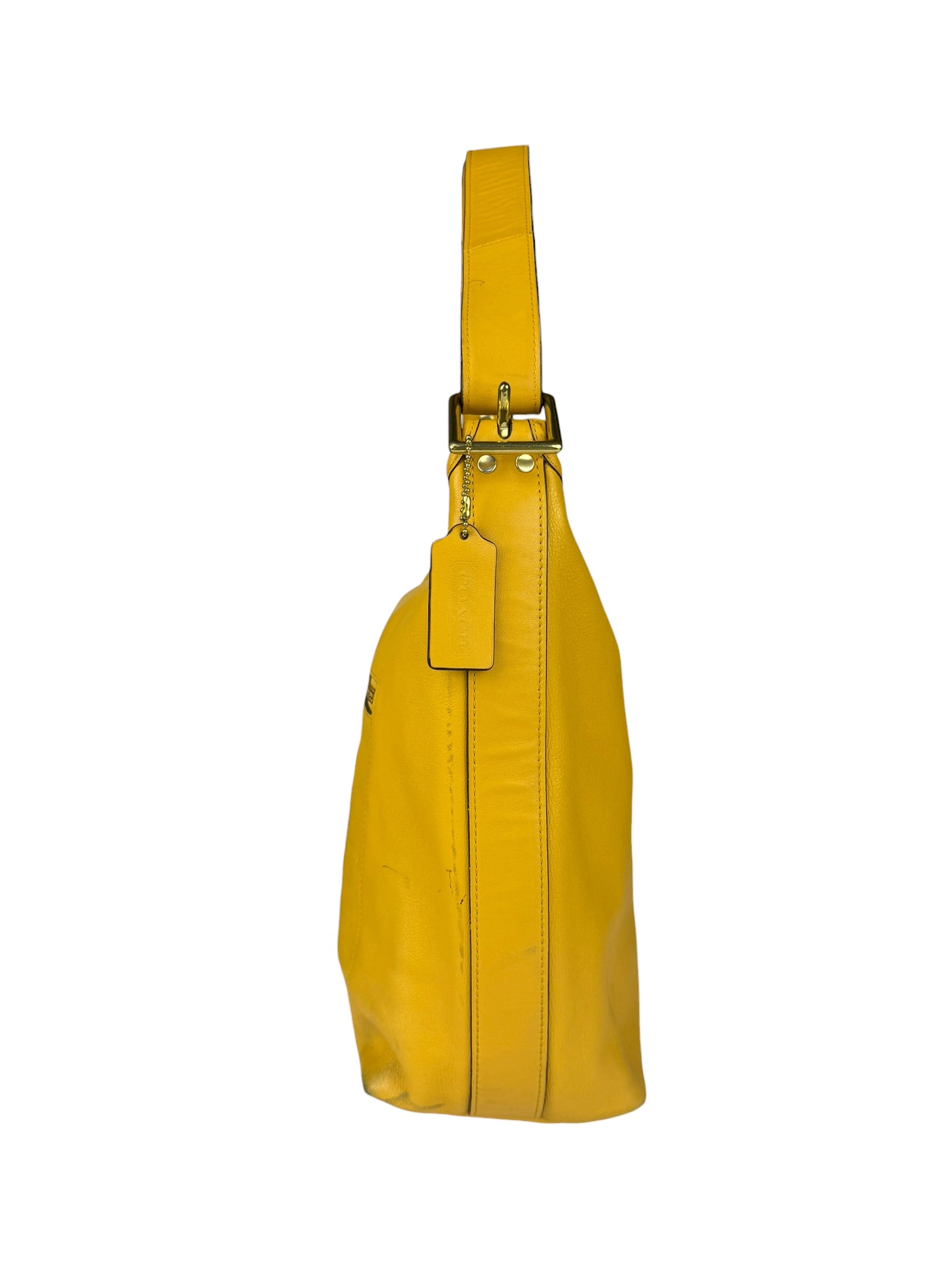 Coach Leather Legacy Sunflower Shoulder Bag