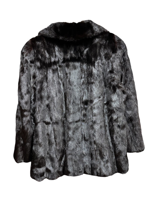 Vintage La.Rotonoe Black Mink Fur Coat