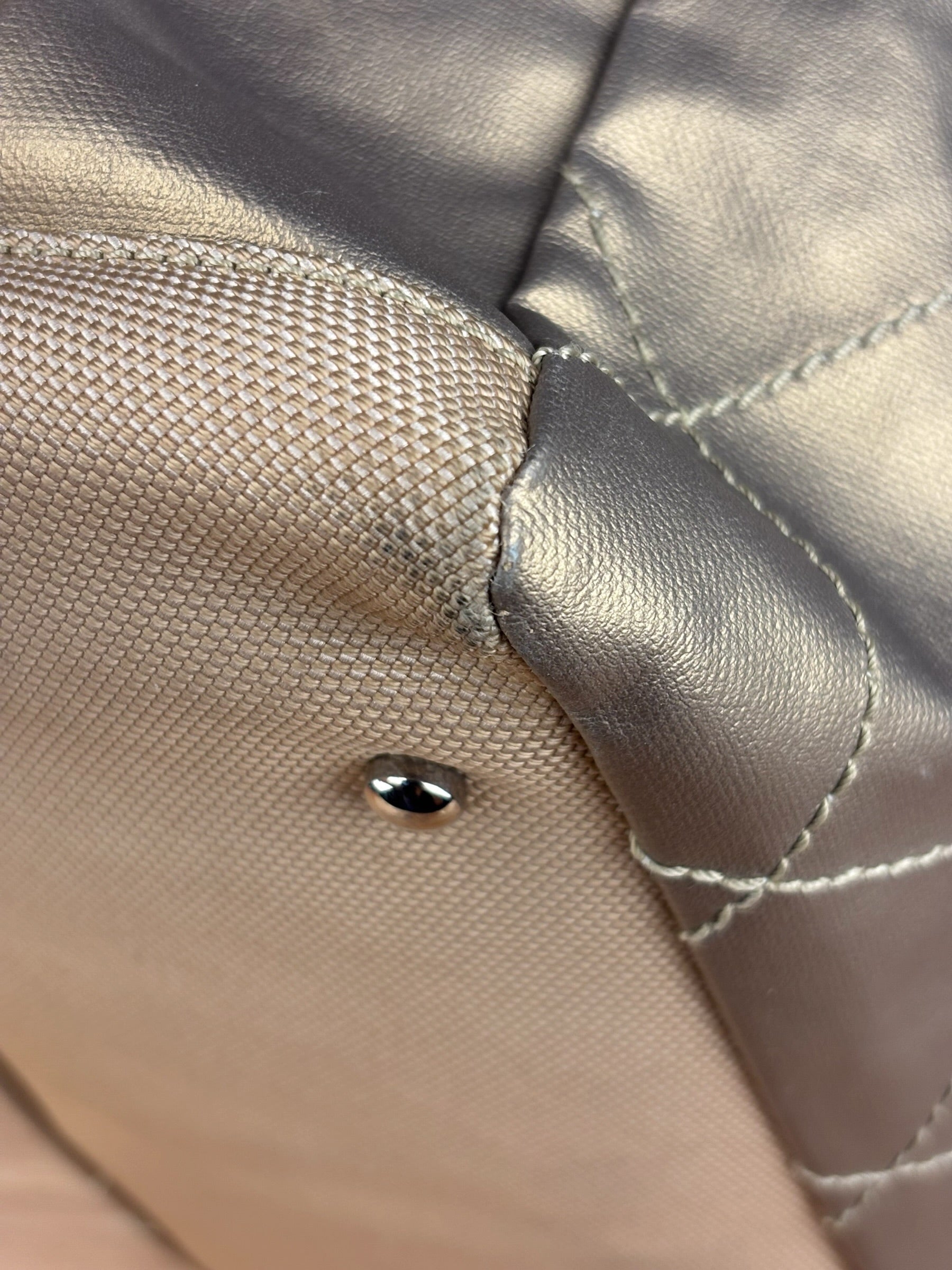 Chanel Paris-Biarritz Gold Quilted Tote Bag 2006