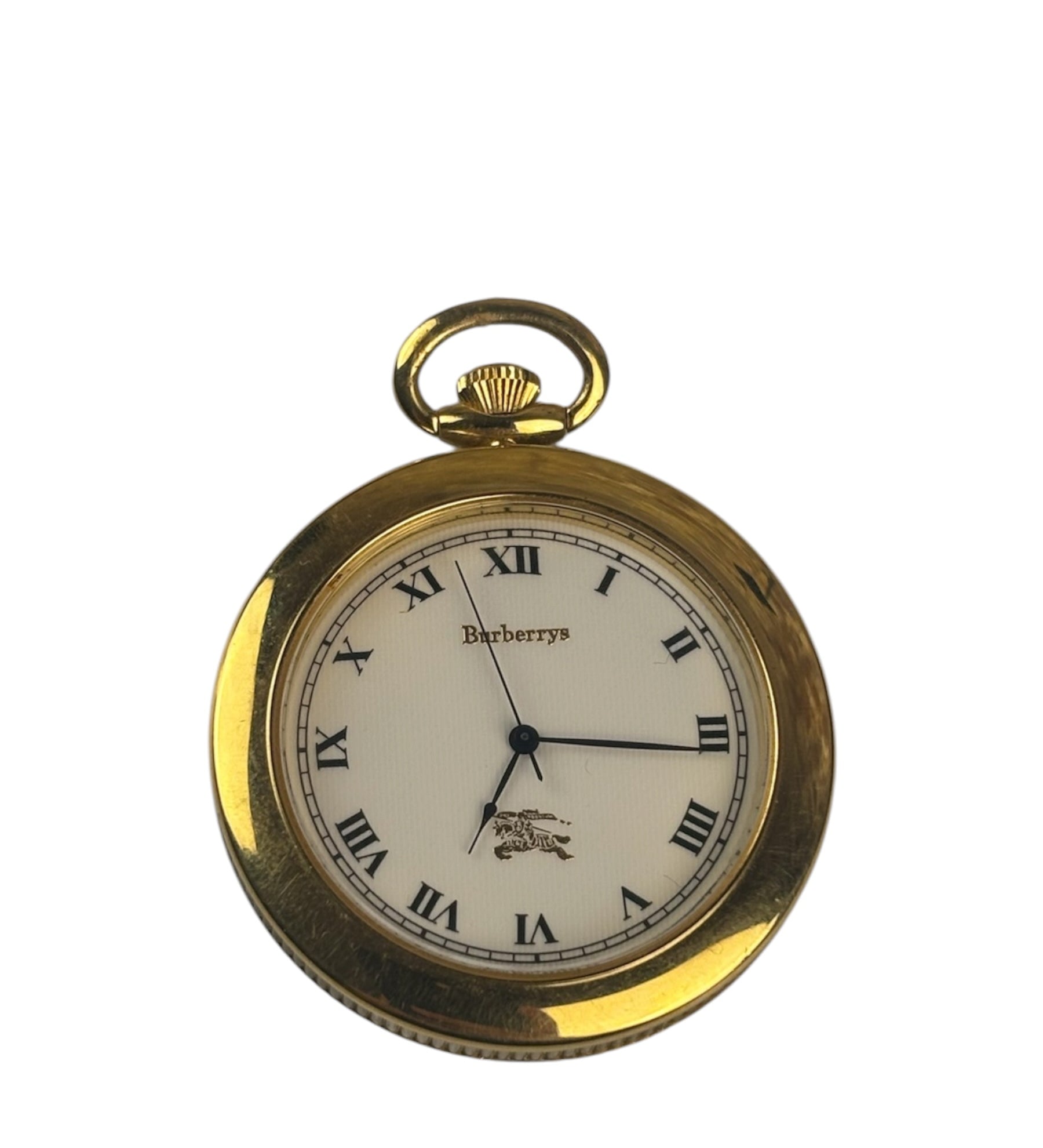Burberry's Vintage White Roman Numeral Pocket watch