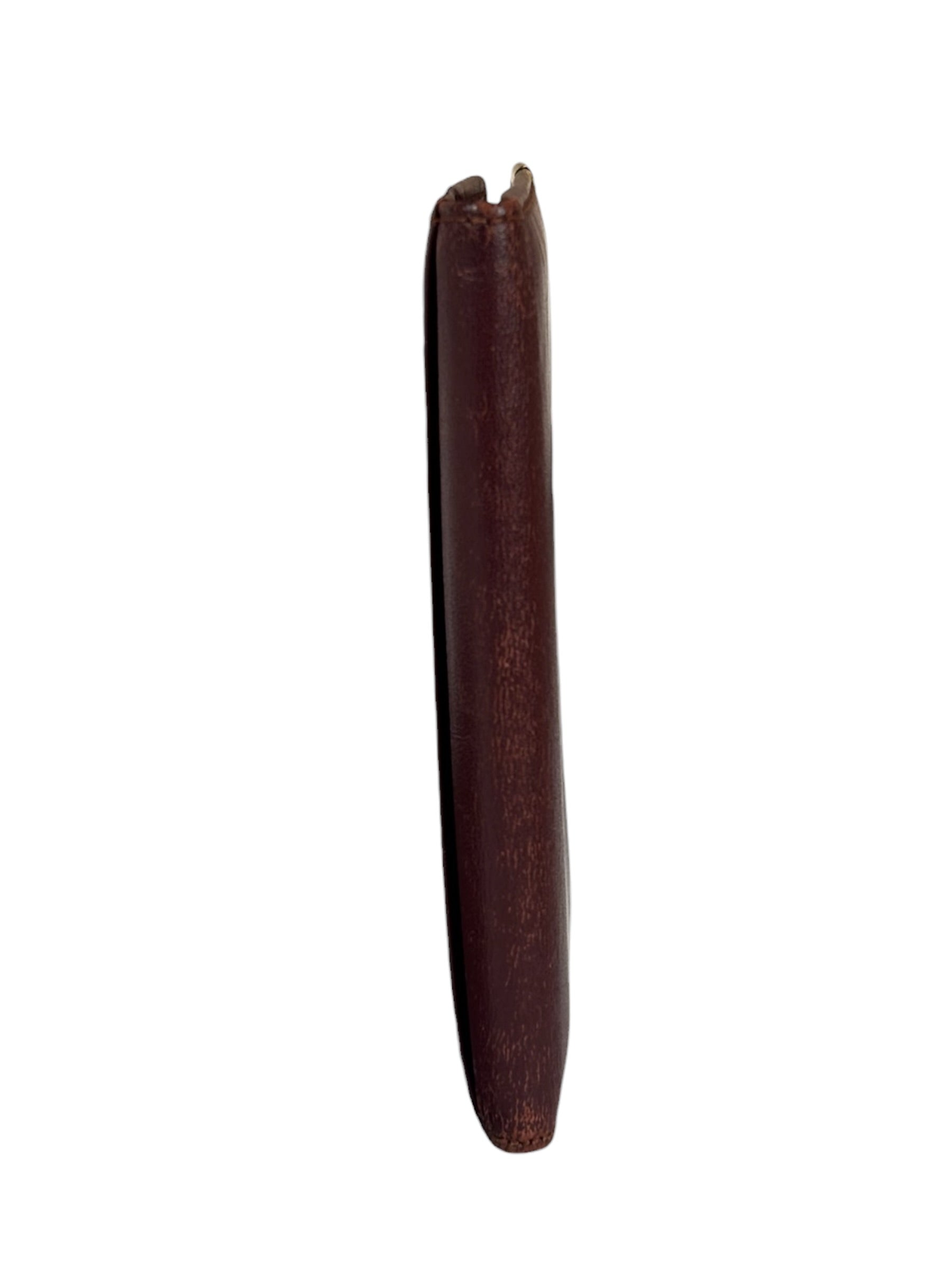 Cartier Vintage Burgundy Leather Wallet