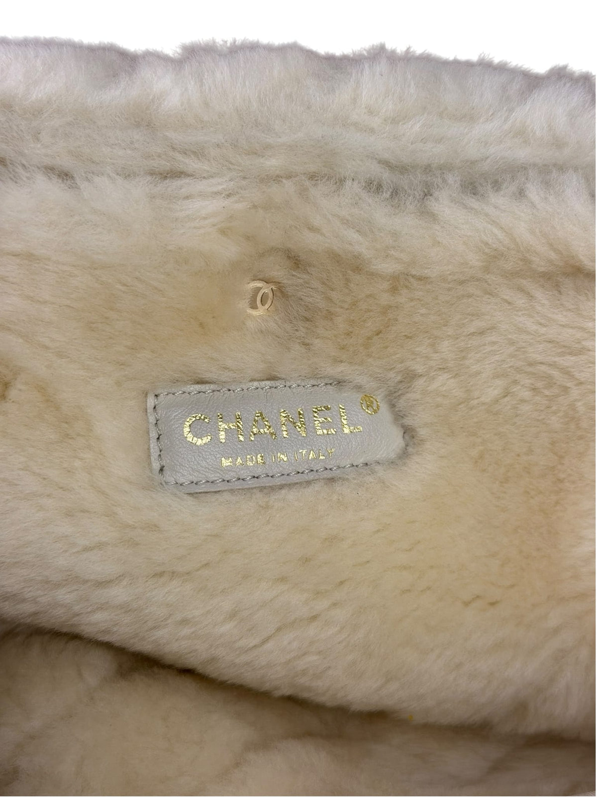 Chanel Shearling Accordion Flap Bag 2004