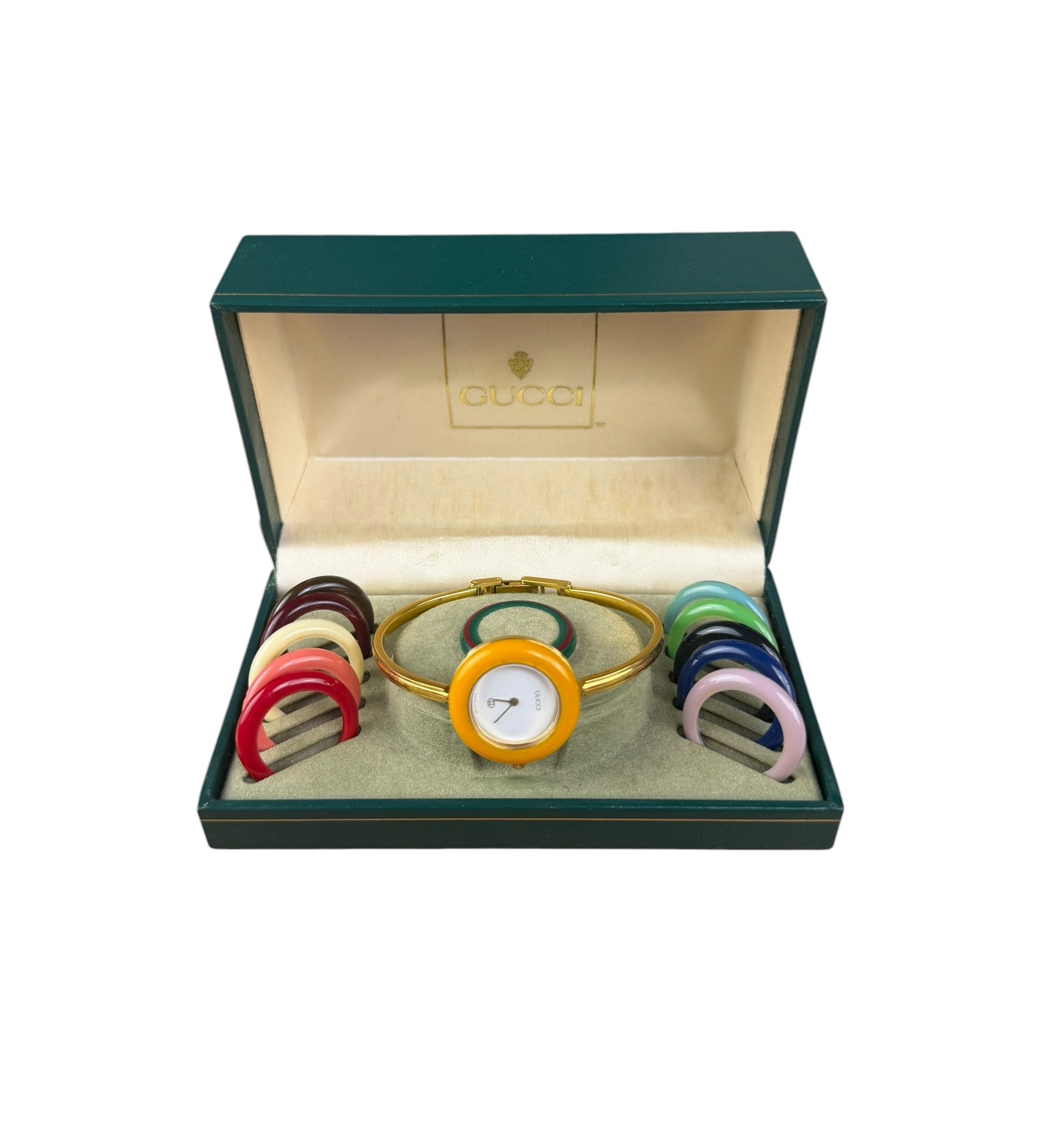 Gucci Interchangeable Bezel Watch 12 Bezels
