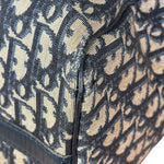 Christian Dior Vintage Navy Trotter Boston Bag