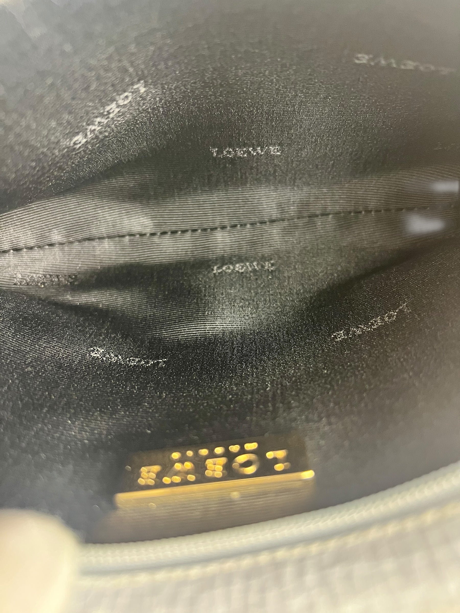 Loewe Light Blue Leather Mini Pochette