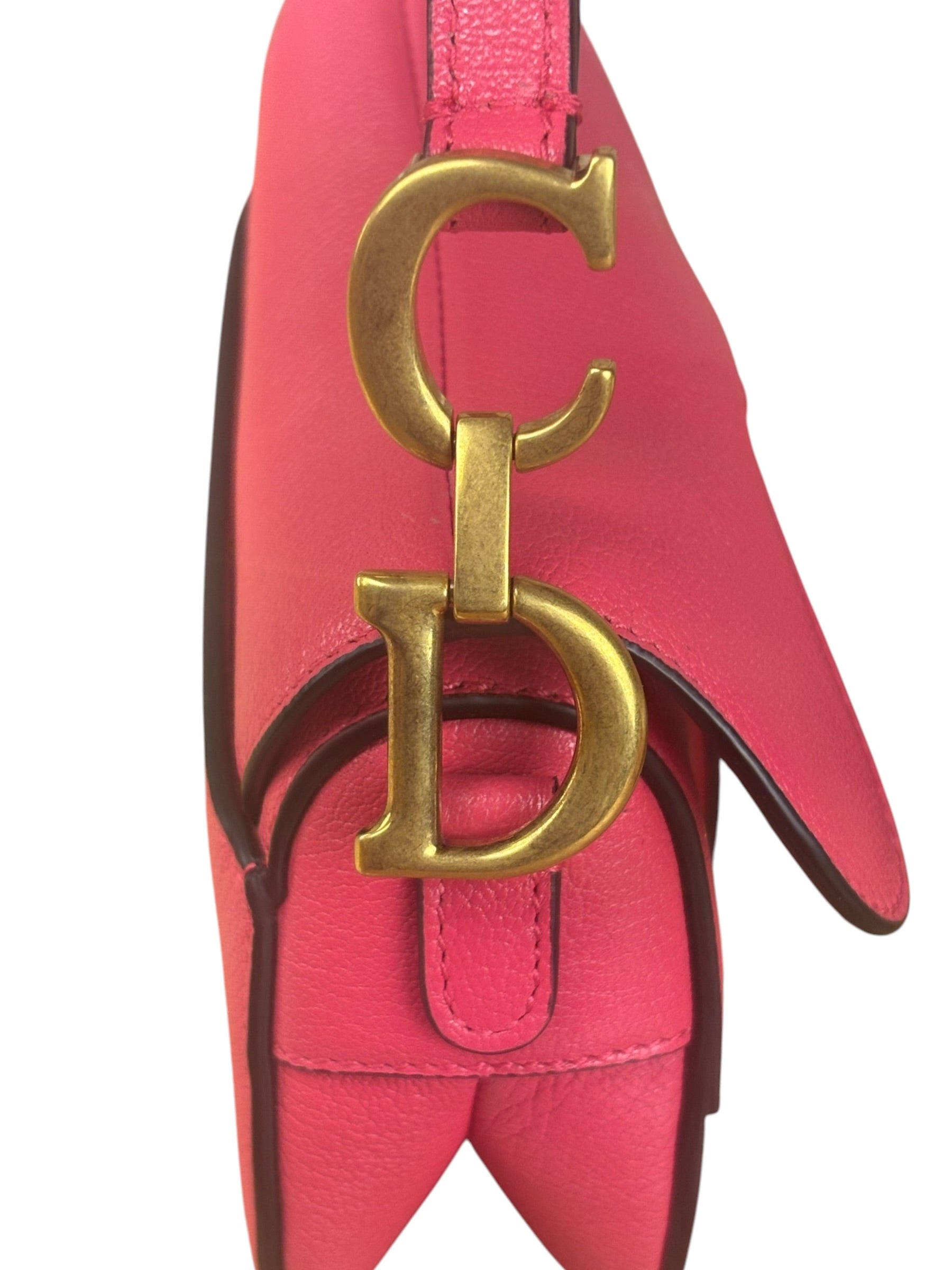 Christian Dior Pink Sanddle Micro Shoulder Bag