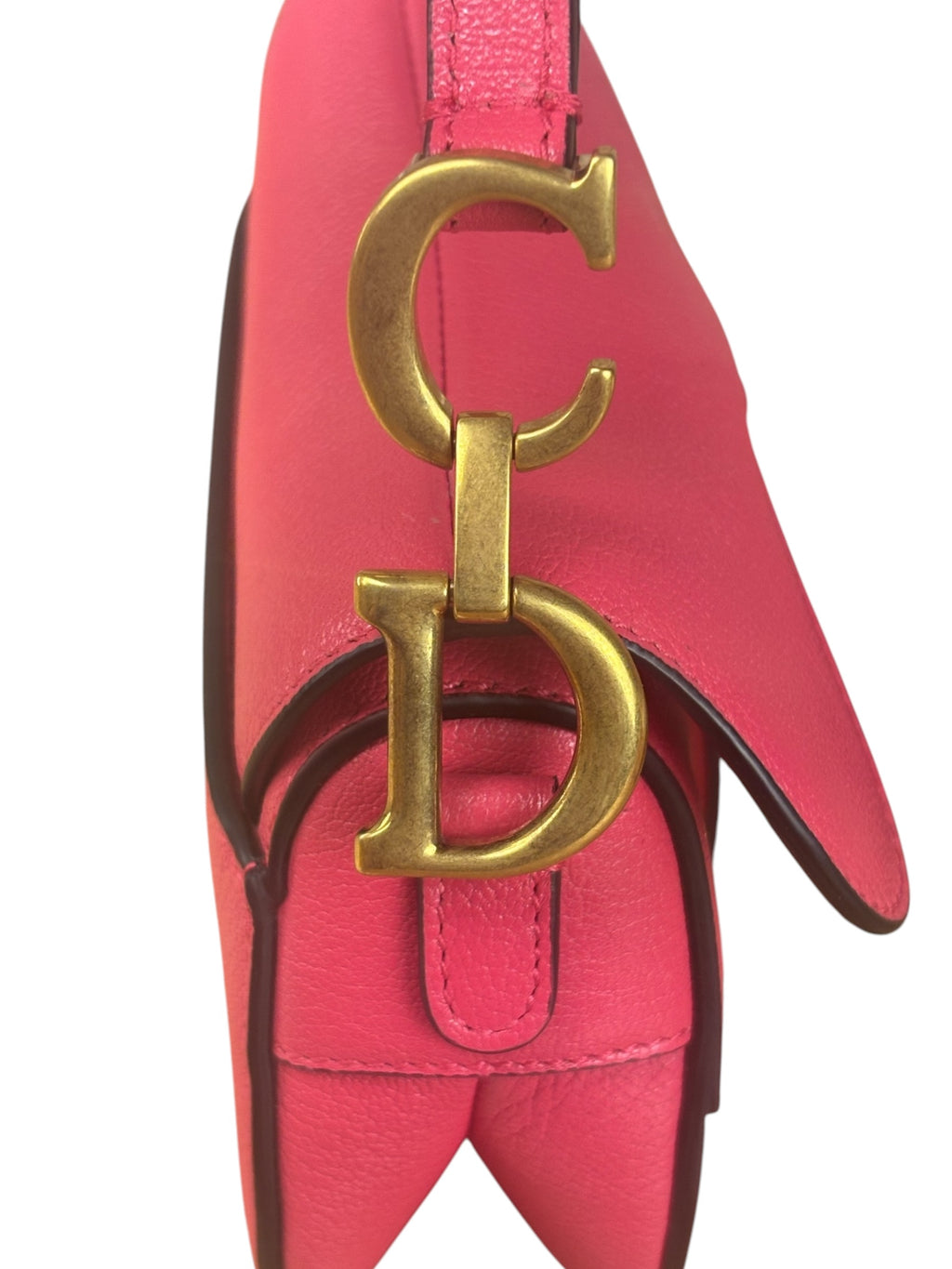 Christian Dior Pink Saddle Micro Shoulder Bag